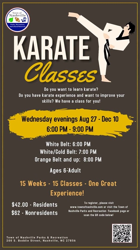 karate class ages 6 and up