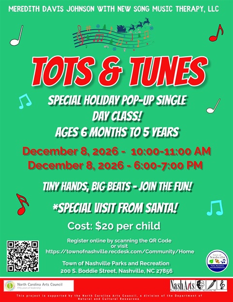 Tots & Tunes Pop-Up 2026