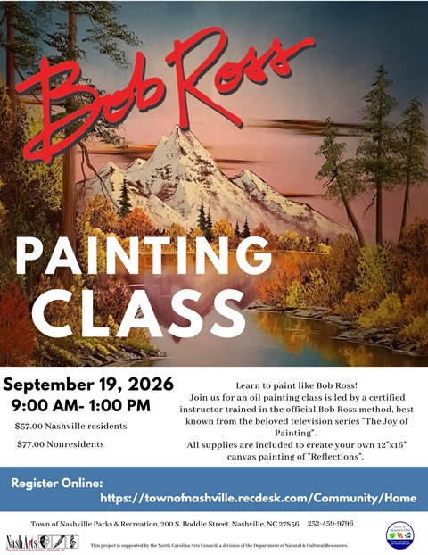 Bob Ross Painting Class - Reflections