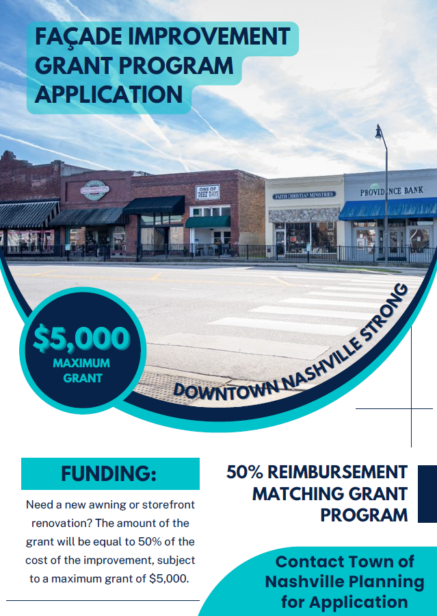 Facade Immprovement Grant Program Flyer page 1