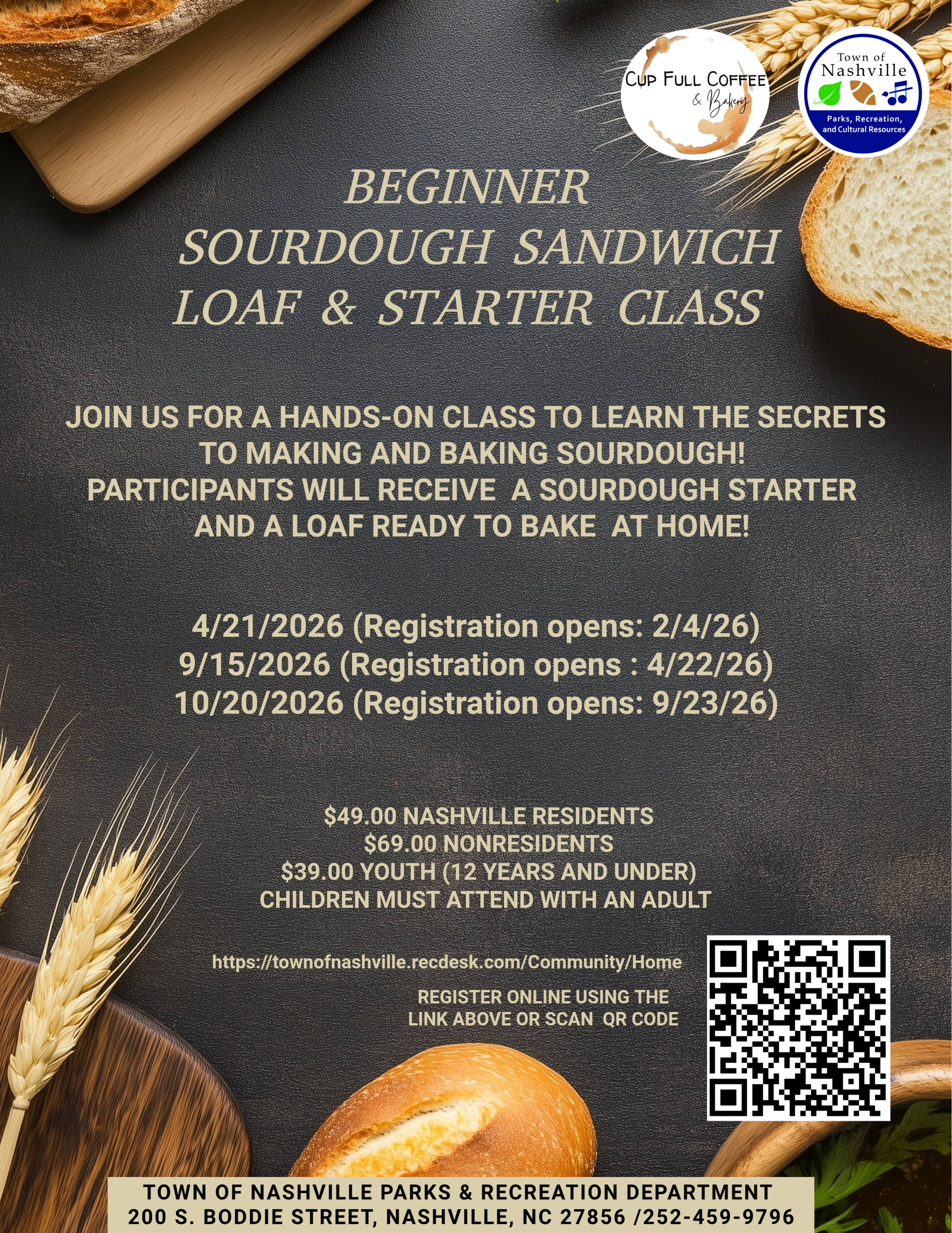 Sourdough Beginner Loaf & Starter Class 