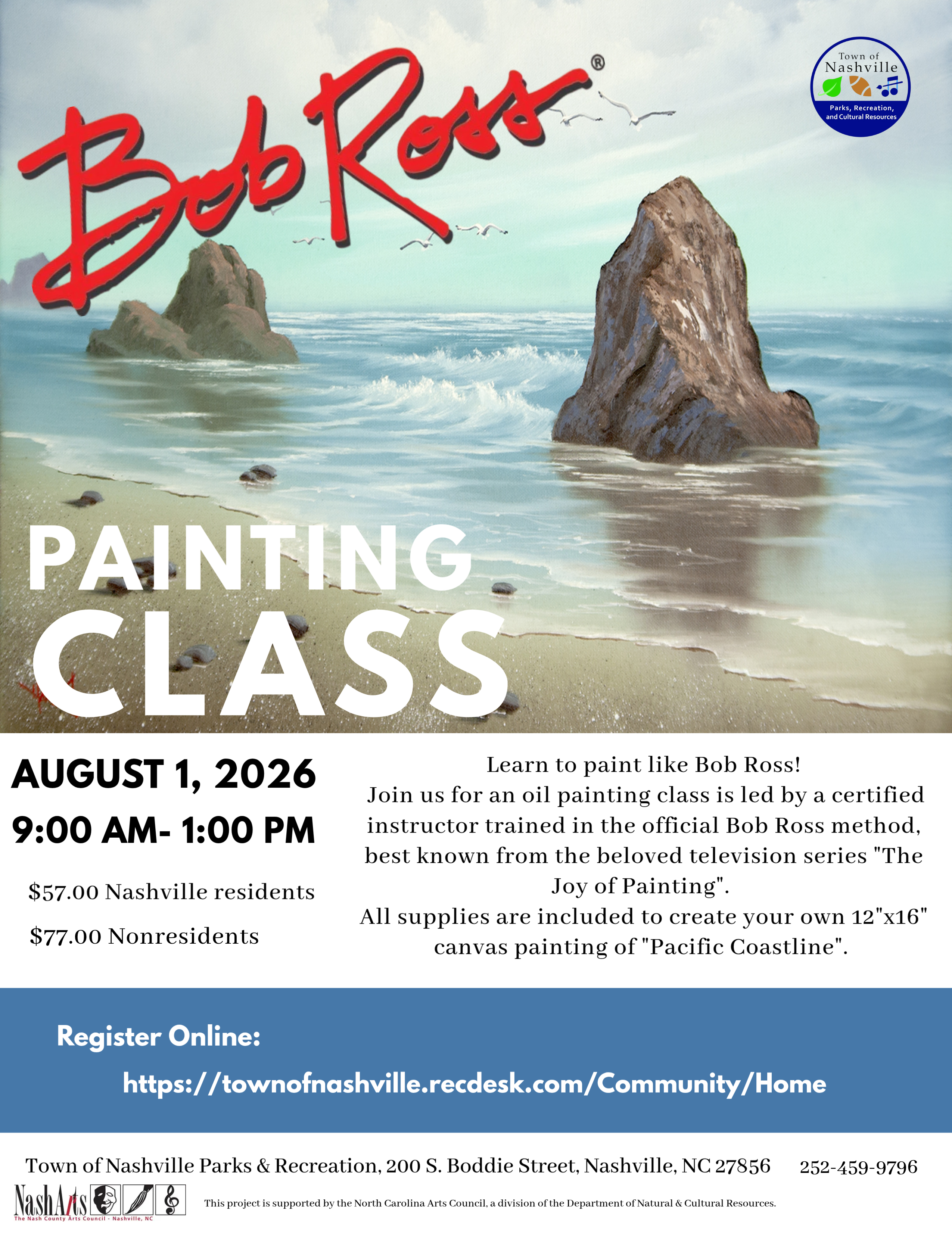 Bob Ross Painting Class 